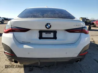 2022 BMW 4 Series 430i with VIN WBA63AV0XNFM13254, listed as a Copart auction lot 45221025 with 27,905 mi miles and Salvage title. Bid and sale history available at DreamBid. Image 6.