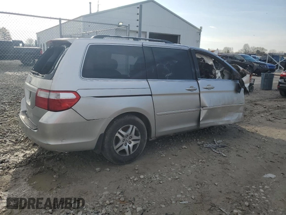2006 Honda Odyssey EX with VIN 5FNRL38426B458088, listed as a Copart auction lot 51551375 with 0 mi miles and Non Repairable. Bid and sale history available at carsss.com. Image 3.
