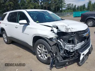 2021 Chevrolet Traverse LT Cloth with VIN 1GNERGKW7MJ183331, listed as a IAAI auction lot 42651395 with 51,398 mi miles and . Bid and sale history available at DreamBid. Image 1.