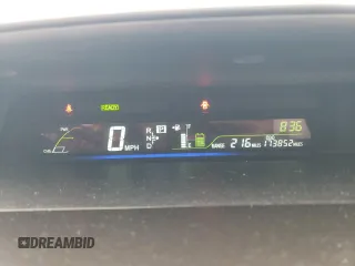 2013 Toyota Prius Two with VIN JTDZN3EU0D3207420, listed as a Copart auction lot 46906345 with 173,852 mi miles and Salvage Title. Bid and sale history available at DreamBid. Image 9.