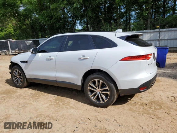 2017 Jaguar F-Pace 35t Premium with VIN SADCJ2BV4HA066611, listed as a Copart auction lot 54249725 with 103,873 mi miles and Salvage title. Bid and sale history available at DreamBid. Image 2.