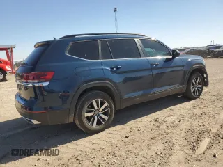 2021 Volkswagen Atlas S with VIN 1V2AP2CA8MC591195, listed as a Copart auction lot 43898235 with 51,443 mi miles and Salvage title. Bid and sale history available at DreamBid. Image 3.