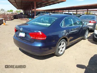 2013 Volkswagen Passat SE with VIN 1VWBP7A37DC065676, listed as a IAAI auction lot 42089057 with 241,371 mi miles. Bid and sale history available at carsss.com. Image 4.