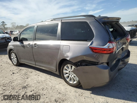 2016 Toyota Sienna Ltd with VIN 5TDDK3DC9GS139990, listed as a Copart auction lot 49507805 with 171,047 mi miles and Salvage Title. Bid and sale history available at carsss.com. Image 2.