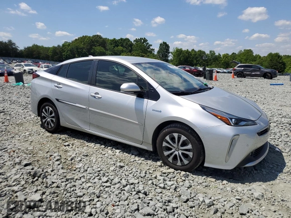 2019 Toyota Prius LE with VIN JTDL9RFUXK3001532, listed as a Copart auction lot 55640085 with 114,477 mi miles and Salvage title. Bid and sale history available at DreamBid. Image 4.