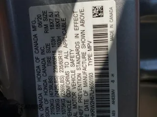 2020 Honda CR-V EX with VIN 2HKRW2H57LH650193, listed as a Copart auction lot 54216335 with 40,823 mi miles and Salvage Title. Bid and sale history available at DreamBid. Image 12.