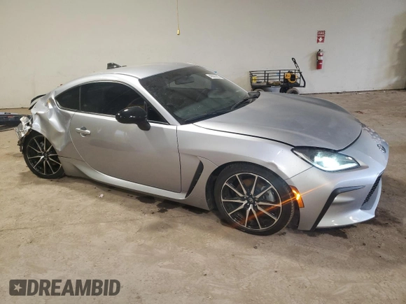 2023 Toyota GR86 with VIN JF1ZNBC10P8755482, listed as a Copart auction lot 46685005 with 38,466 mi miles and Salvage Title. Bid and sale history available at carsss.com. Image 4.