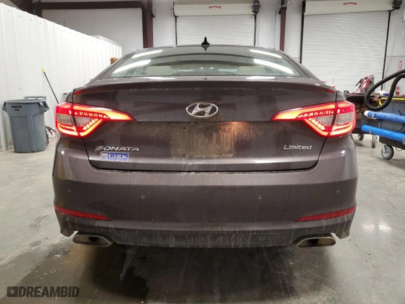 2015 Hyundai Sonata 2.4L Limited with VIN 5NPE34AF5FH050993, listed as a Copart auction lot 50614845 with 163,273 mi miles and Salvage Title. Bid and sale history available at carsss.com. Image 6.