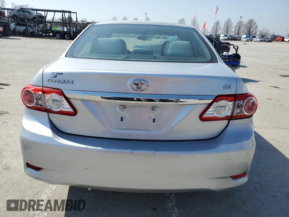 2011 Toyota Corolla L with VIN JTDBU4EE2BJ090483, listed as a Copart auction lot 49170345 with 110,160 mi miles and Salvage Title. Bid and sale history available at carsss.com. Image 6.