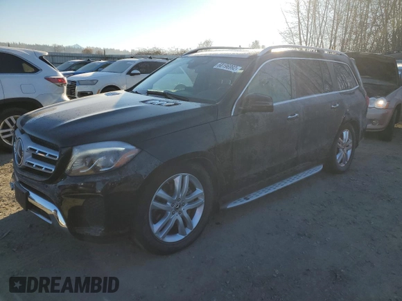 2019 Mercedes-Benz GLS with VIN 4JGDF6EEXKB240330, listed as a Copart auction lot 68196992 with 31,593 mi miles. Bid and sale history available at carsss.com. Image 1.