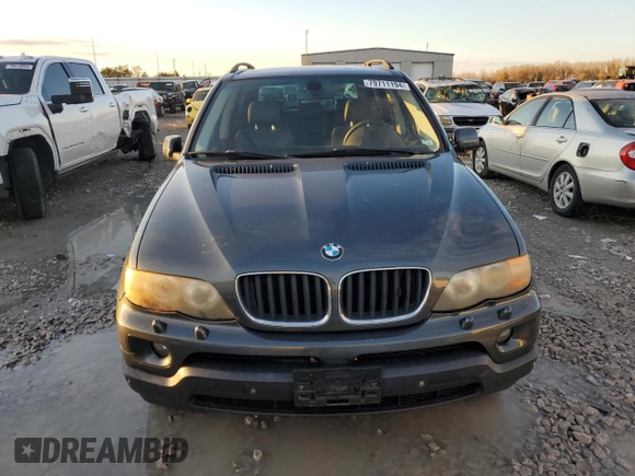 2006 BMW X5 3.0i with VIN 5UXFA13596LY39400, listed as a Copart auction lot 79711194 with 0 mi miles and Salvage Title. Bid and sale history available at carsss.com. Image 5.