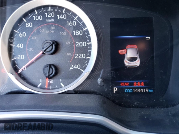 2019 Toyota Corolla Hatchback SE with VIN JTNK4RBE2K3059722, listed as a Copart auction lot 79942824 with 144,419 mi miles and Salvage Title. Bid and sale history available at carsss.com. Image 9.
