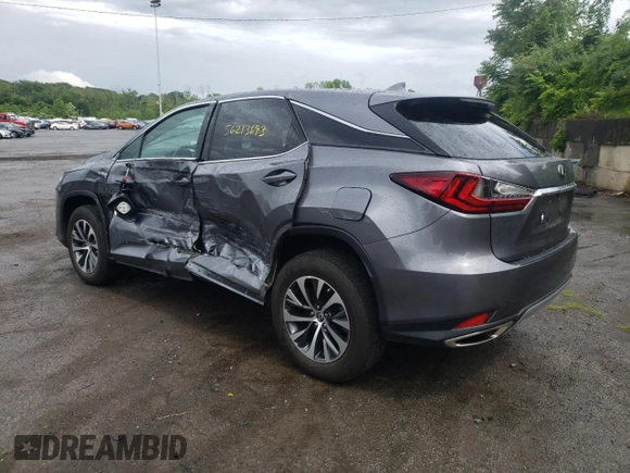 2021 Lexus RX with VIN 2T2AZMDA6MC262682, listed as a Copart auction lot 56213693 with 25,937 mi miles. Bid and sale history available at carsss.com. Image 2.