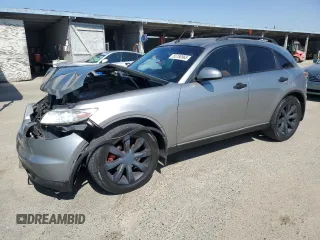 2005 Infiniti FX with VIN JNRAS08W75X204901, listed as a Copart auction lot 55780965 with 260,917 mi miles and Salvage title. Bid and sale history available at DreamBid. Image 1.