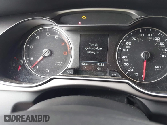 2014 Audi A4 Premium Plus z VIN WAUFFAFL7EN006692, wystawiony jako IAAI lot #42354027 z przebiegiem 99 560 mil mil oraz . Historia ofert i sprzedaży dostępna na DreamBid. Obrazek 15.