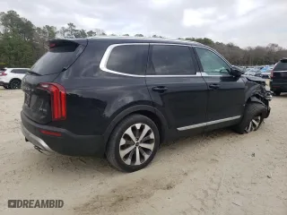 2021 Kia Telluride EX with VIN 5XYP34HC6MG194030, listed as a Copart auction lot 50143925 with 87,261 mi miles and Salvage Title. Bid and sale history available at carsss.com. Image 3.