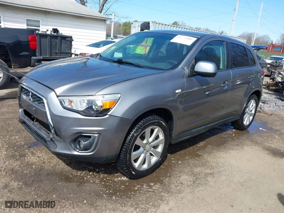 2015 Mitsubishi Outlander Sport ES with VIN 4A4AP3AU2FE051782, listed as a IAAI auction lot 41755809 with 174,481 mi miles. Bid and sale history available at carsss.com. Image 17.