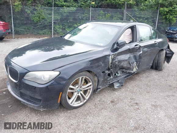 2011 BMW 7 Series 750i xDrive with VIN WBAKC6C57BC394301, listed as a IAAI auction lot 42460658 with 118,600 mi miles and . Bid and sale history available at DreamBid. Image 2.
