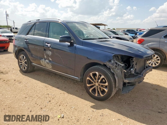 2016 Mercedes-Benz GLE 350 with VIN 4JGDA5HB7GA658965, listed as a Copart auction lot 62272645 with 126,563 mi miles and Salvage title. Bid and sale history available at DreamBid. Image 4.