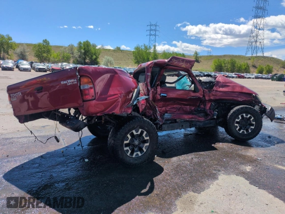 1999 Toyota Tacoma with VIN 4TAWN72N5XZ522024, listed as a Copart auction lot 57479515 with Not provided miles and Non repairable. Bid and sale history available at DreamBid. Image 3.