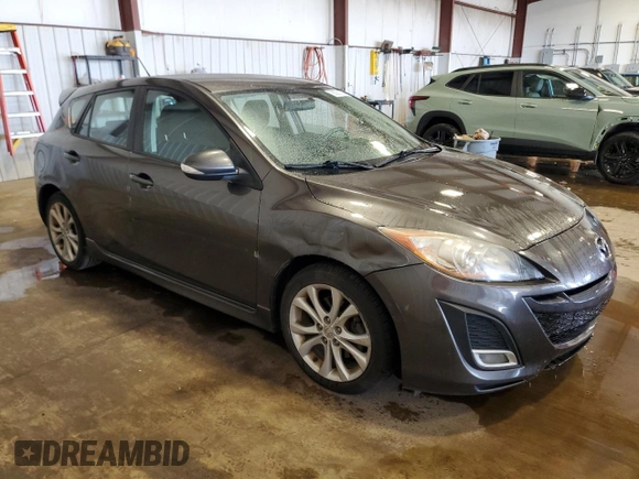 2010 Mazda 3 S Sport with VIN JM1BL1H67A1111168, listed as a Copart auction lot 56281605 with 177,335 mi miles and Salvage Title. Bid and sale history available at DreamBid. Image 4.