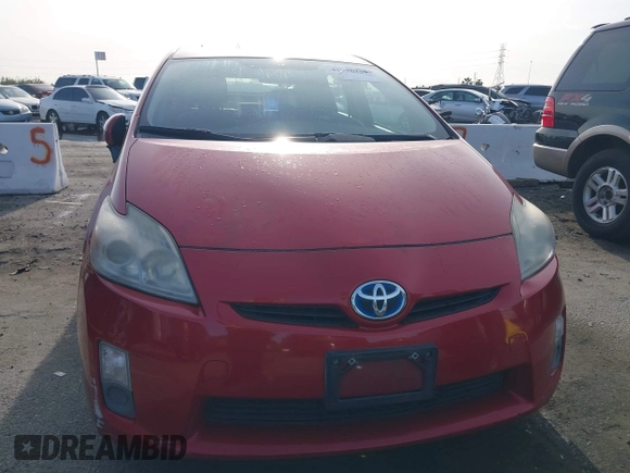 2011 Toyota Prius I with VIN JTDKN3DU6B1467073, listed as a IAAI auction lot 41936439 with 283,623 mi miles. Bid and sale history available at carsss.com. Image 6.