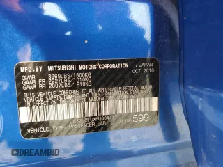 2017 Mitsubishi Lancer ES with VIN JA32U2FUXHU004417, listed as a Copart auction lot 73875274 with 100,562 mi miles and Salvage Title. Bid and sale history available at DreamBid. Image 14.