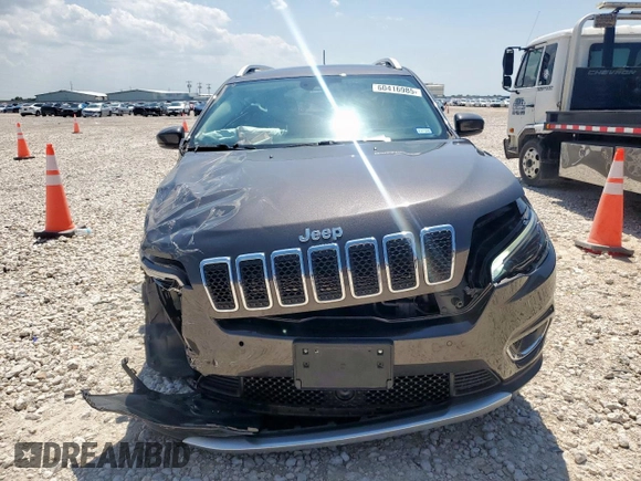 2019 Jeep Cherokee High Altitude with VIN 1C4PJMDX7KD260644, listed as a Copart auction lot 60416985 with 60,861 mi miles and Salvage title. Bid and sale history available at DreamBid. Image 5.