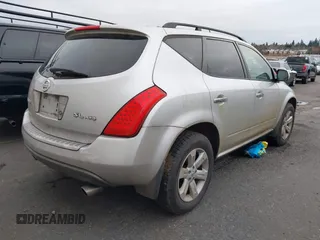 2007 Nissan Murano S with VIN JN8AZ08W47W624088, listed as a IAAI auction lot 41620251 with 182,953 mi miles. Bid and sale history available at carsss.com. Image 4.