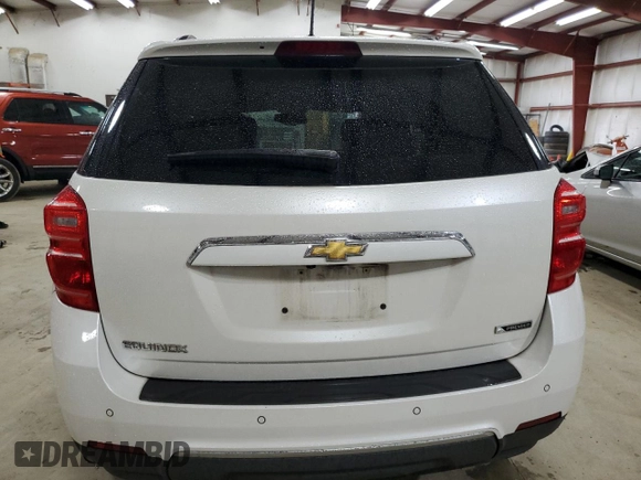 2017 Chevrolet Equinox Premier with VIN 2GNALDEK3H1505339, listed as a Copart auction lot 52353915 with 93,901 mi miles and Salvage Title. Bid and sale history available at DreamBid. Image 6.