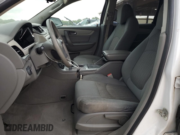 2017 Chevrolet Traverse LS with VIN 1GNKRFEDXHJ308125, listed as a Copart auction lot 60843655 with 139,892 mi miles and Salvage title. Bid and sale history available at DreamBid. Image 7.