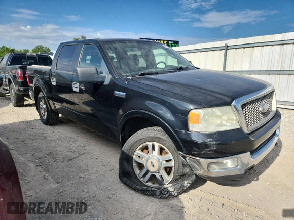 2005 Ford F-150 XLT with VIN 1FTPW14525FB75086, listed as a Copart auction lot 62744005 with 210,245 mi miles and Salvage title. Bid and sale history available at DreamBid. Image 4.