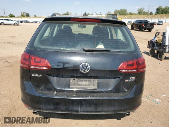 2017 Volkswagen Golf SportWagen S with VIN 3VW017AU2HM504269, listed as a Copart auction lot 74530114 with 139,754 mi miles and Salvage Title. Bid and sale history available at carsss.com. Image 6.