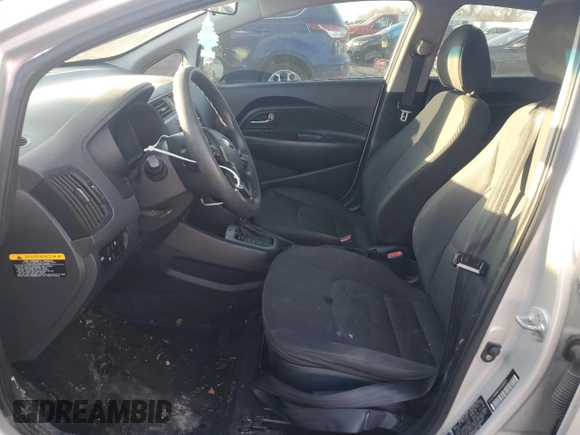 2015 Kia Rio LX with VIN KNADM4A30F6484857, listed as a Copart auction lot 46758725 with 131,930 mi miles and Salvage Title. Bid and sale history available at carsss.com. Image 7.
