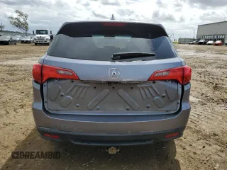 2015 Acura RDX Tech Pkg with VIN 5J8TB3H59FL005733, listed as a Copart auction lot 50652225 with 124,559 mi miles and Salvage Title. Bid and sale history available at carsss.com. Image 6.