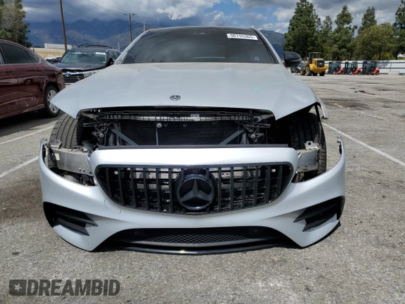 2019 Mercedes-Benz E 53 AMG with VIN WDDZF6BB6KA619132, listed as a Copart auction lot 50755365 with 59,130 mi miles and Salvage title. Bid and sale history available at DreamBid. Image 5.