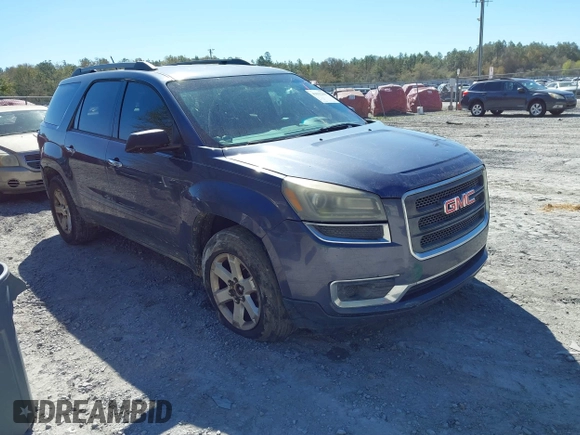 2014 GMC Acadia SLE with VIN 1GKKRPKD8EJ279176, listed as a IAAI auction lot 41832284 with 171,169 mi miles. Bid and sale history available at carsss.com. Image 1.