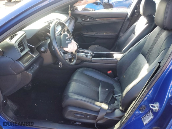2020 Honda Civic Hatchback EX-L with VIN SHHFK7H82LU218999, listed as a Copart auction lot 41701695 with 77,894 mi miles and Salvage Title. Bid and sale history available at carsss.com. Image 7.