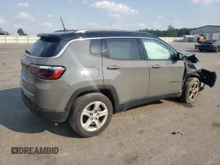 2022 Jeep Compass Limited with VIN 3C4NJDCBXNT189290, listed as a Copart auction lot 55035235 with 22,126 mi miles and Salvage title. Bid and sale history available at DreamBid. Image 3.
