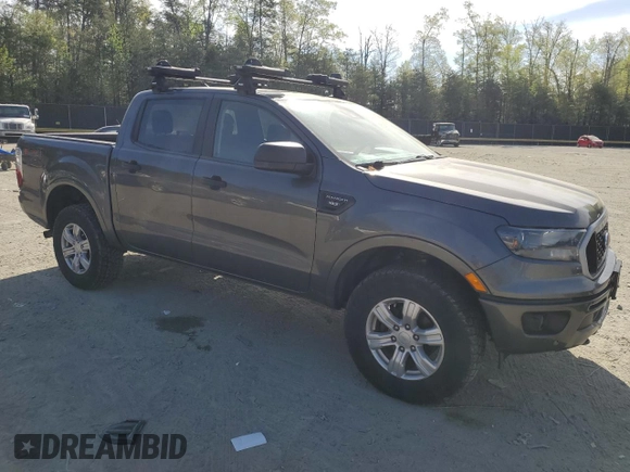 2019 Ford Ranger XL with VIN 1FTER4FH6KLA18729, listed as a Copart auction lot 52434595 with 111,792 mi miles and Salvage Title. Bid and sale history available at carsss.com. Image 4.