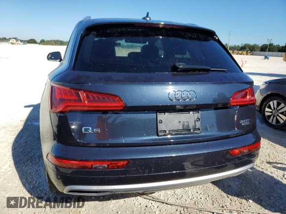 2018 Audi Q5 Premium Plus with VIN WA1BNAFY8J2019294, listed as a Copart auction lot 35861463 with 38,506 mi miles and . Bid and sale history available at DreamBid. Image 6.