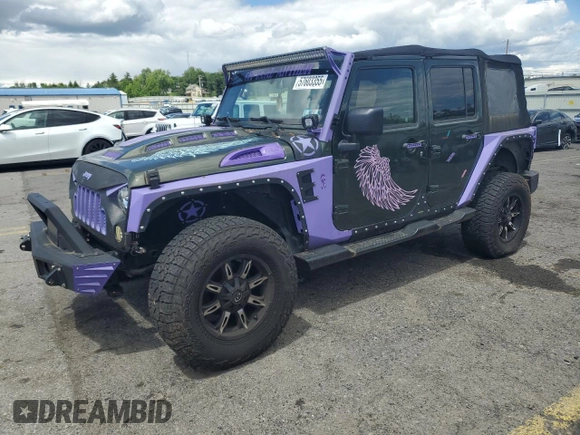 2008 Jeep Wrangler Unlimited Sahara z VIN 1J8GA59168L574982, wystawiony jako Copart lot #57603355 z przebiegiem 117 523 mil mil oraz Czysty tytuł • Clean title. Historia ofert i sprzedaży dostępna na DreamBid. Obrazek 1.