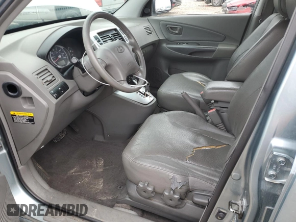 2006 Hyundai Tucson GLS with VIN KM8JN12D96U445961, listed as a Copart auction lot 89276815 with 191,267 mi miles and Salvage Title. Bid and sale history available at carsss.com. Image 7.