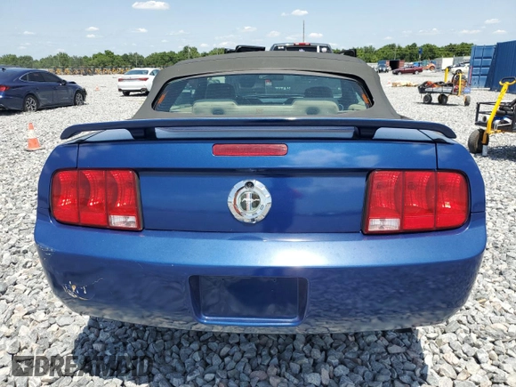 2006 Ford Mustang Standard with VIN 1ZVFT84N265109025, listed as a Copart auction lot 57317845 with 94,626 mi miles and Salvage title. Bid and sale history available at DreamBid. Image 6.