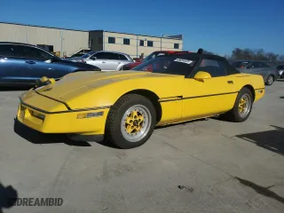 1987 Chevrolet Corvette with VIN 1G1YY3187H5107586, listed as a Copart auction lot 46694525 with 110,278 mi miles and Salvage Title. Bid and sale history available at carsss.com. Image 1.