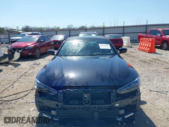 2024 BMW i4 xDrive40 z VIN WBY83FB05RFS37070, wystawiony jako IAAI lot #41975207 z przebiegiem 8 304 mil mil oraz . Historia ofert i sprzedaży dostępna na DreamBid. Obrazek 13.