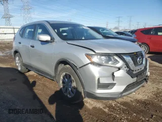2017 Nissan Rogue SV with VIN KNMAT2MT8HP540548, listed as a Copart auction lot 43464385 with 130,655 mi miles and Salvage title. Bid and sale history available at DreamBid. Image 4.