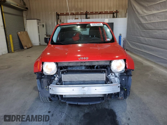 2017 Jeep Renegade Sport with VIN ZACCJBAB4HPG43818, listed as a Copart auction lot 53976885 with 122,789 mi miles and Salvage title. Bid and sale history available at DreamBid. Image 5.