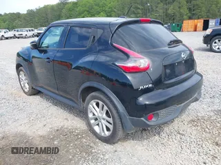 2015 Nissan Juke S with VIN JN8AF5MR4FT501252, listed as a IAAI auction lot 41979257 with 121,264 mi miles. Bid and sale history available at carsss.com. Image 3.