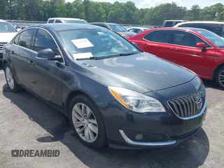 2015 Buick Regal Premium I with VIN 2G4GN5EX1F9174057, listed as a IAAI auction lot 42244235 with 114,920 mi miles and . Bid and sale history available at DreamBid. Image 1.